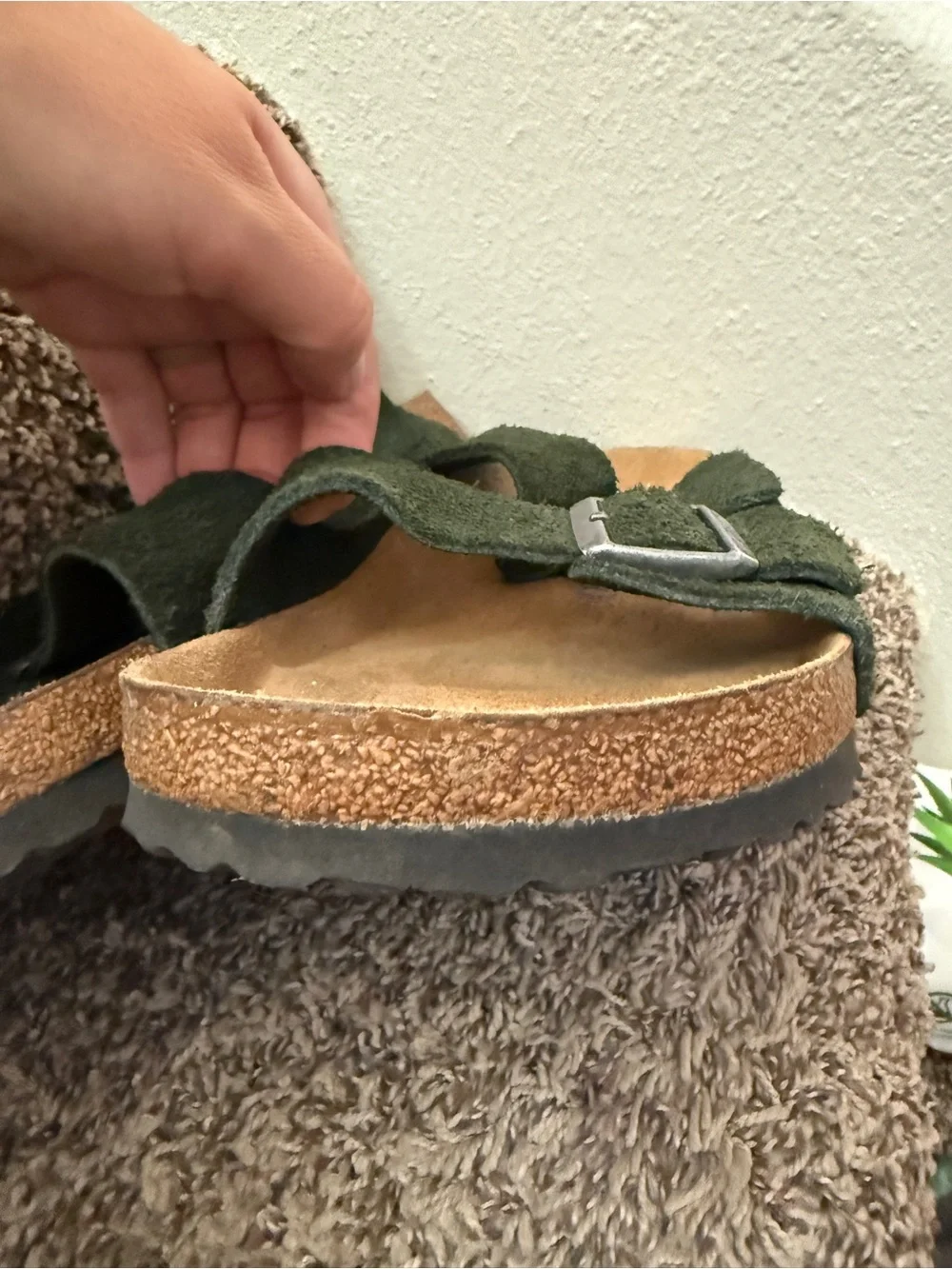 Birkenstock sandals dark